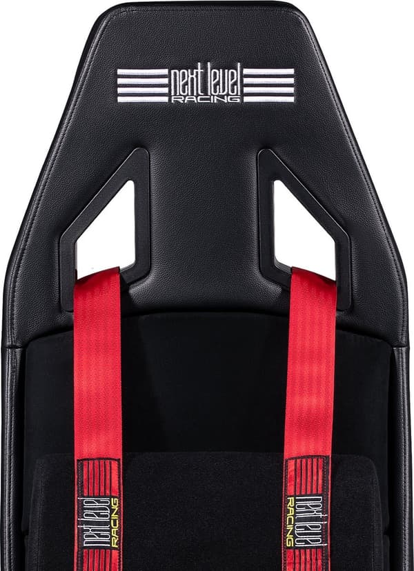 Next Level Racing - Flight Simulator Sæde - Sort/Rød