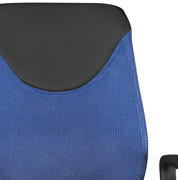 Rootz Barnskrivbord Svart Blå för barn från 6 med ryggstöd Snurrstol för barn Barnstol ergonomisk - Höjdjusterbar stol