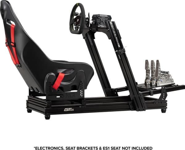 Next Level Racing GTLite Front & Side Mount Edition - Racing simulator cockpit frame - aluminium, karbonstål