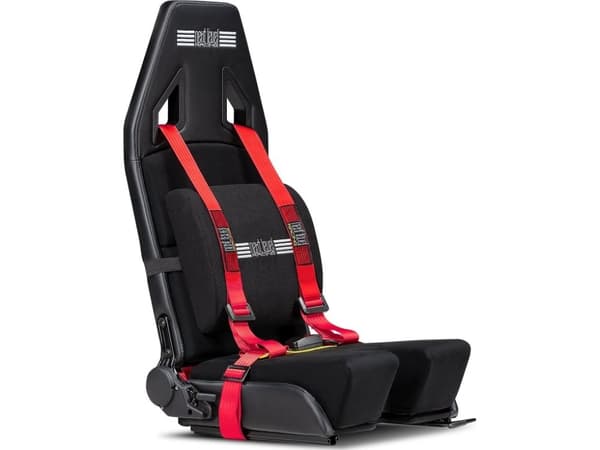 Next Level Racing Flight Simulator Seat - Lentokoneen istuin kotisimulaattoriin - sopii kaikentyyppiseen sim-ilmailuun - hihnoilla ja jalkatuella - i