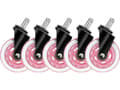 Miniatyrbilde 5 av 5: Sett med stolhjul DELTACO GAMING, rosa / GAM-157-P