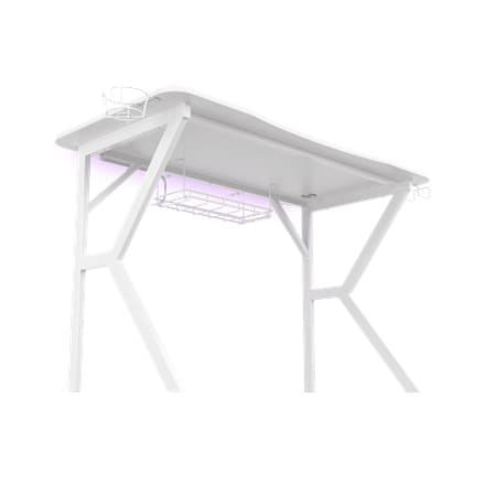 Genesis Gaming Tisch HOLM 320 RGB weiĂź (120cm x 75cm)