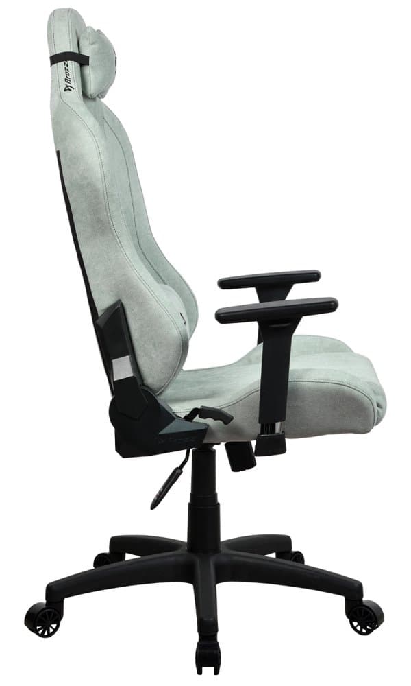 Arozzi Frame material: Metal; Wheel base: Nylon; Upholstery: Soft Fabric | Gaming Chair | Torretta SoftFabric | Pearl Green