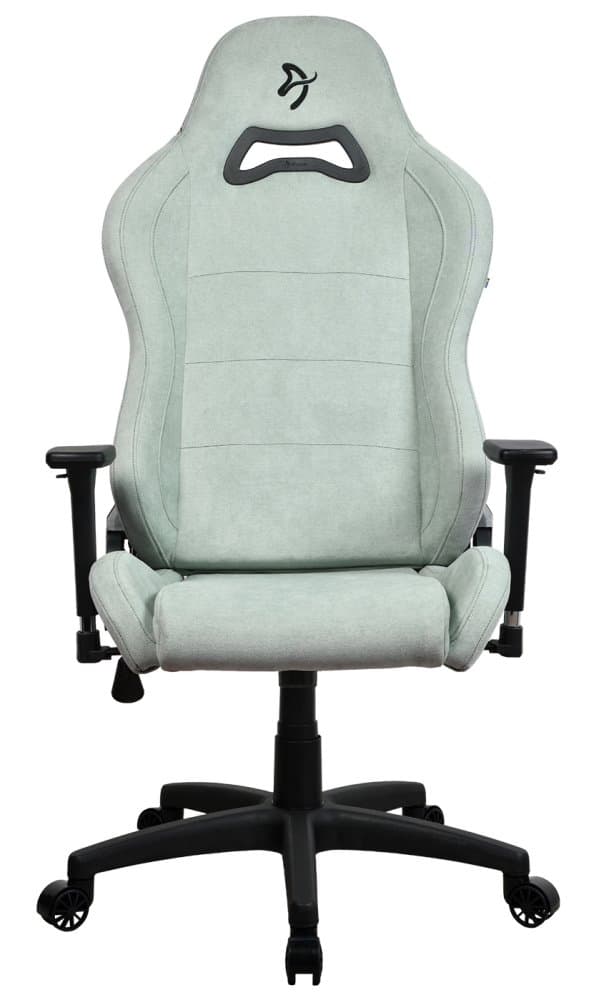 Arozzi Frame material: Metal; Wheel base: Nylon; Upholstery: Soft Fabric | Gaming Chair | Torretta SoftFabric | Pearl Green