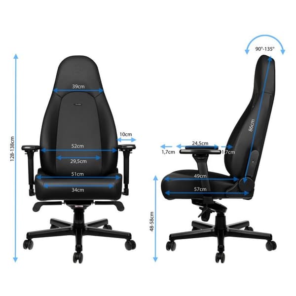 Gaming Chair noblechairs ICON - Black Edition