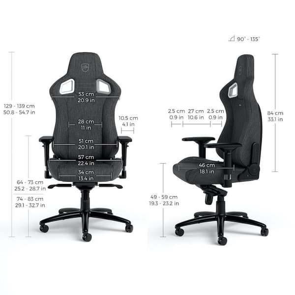 Gaming Chair noblechairs EPIC TX Grey
