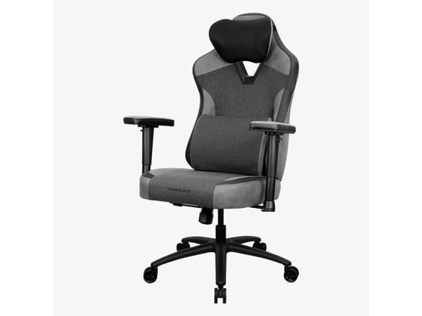 ThunderX3 EAZE-Loft - Stol - ergonomisk - fällbar - armstöd - T-formad - lutning - svängtapp - stål, konstläder - svart