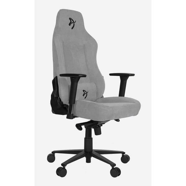 Arozzi Spelstol Vernazza Soft Fabric Grå
