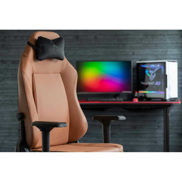 Arozzi Spelstol Primo Full Premium Leather Brun