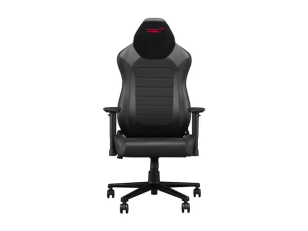 ASUS Aethon SL201, PC-pelituoli, pehmustettu istuin, Pehmustettu selkänoja, Kilpa-ajo, Musta, Musta