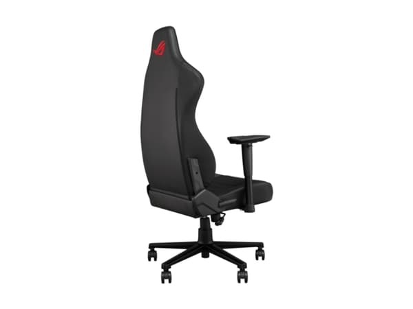 ASUS Aethon SL201, PC-pelituoli, pehmustettu istuin, Pehmustettu selkänoja, Kilpa-ajo, Musta, Musta