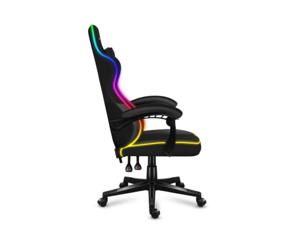 Huzaro FORCE 4.4 RGB, PC-gamingstol, 130 kg, Bøttesete, Polstret Rygg, Billøp, Universell