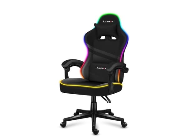 Huzaro FORCE 4.4 RGB, PC-gamingstol, 130 kg, Bøttesete, Polstret Rygg, Billøp, Universell