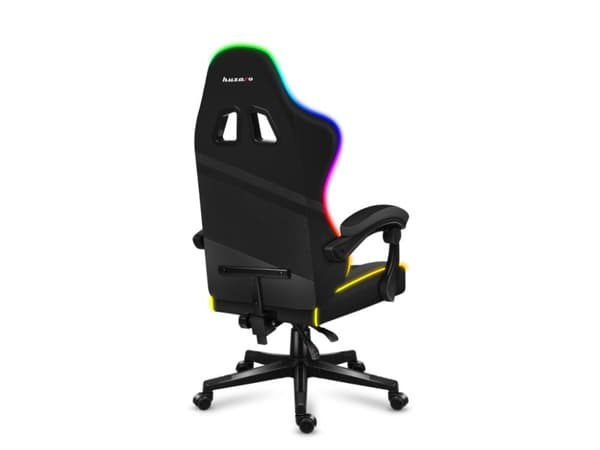 Huzaro FORCE 4.4 RGB, PC-gamingstol, 130 kg, Bøttesete, Polstret Rygg, Billøp, Universell