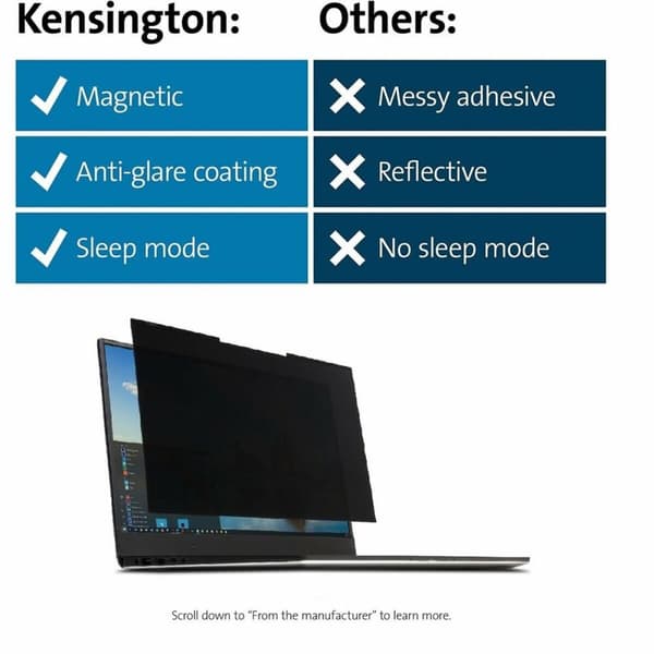 Yksityisyyssuoja näytölle Kensington K58353WW