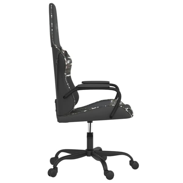 vidaXL Gamingstol svart och kamouflage konstläder