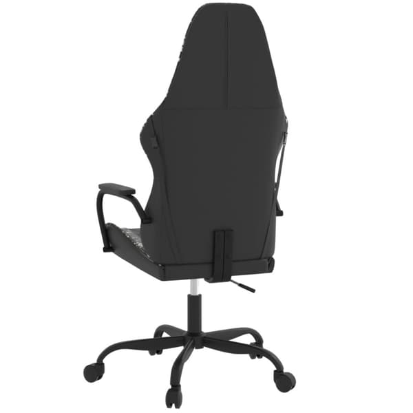 vidaXL Gamingstol svart och kamouflage konstläder