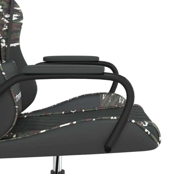 vidaXL Gamingstol svart och kamouflage konstläder