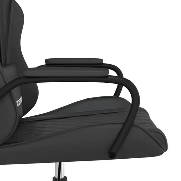 vidaXL gamingstol med massagefunktion kunstlæder sort