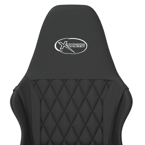 vidaXL gamingstol med massagefunktion kunstlæder sort
