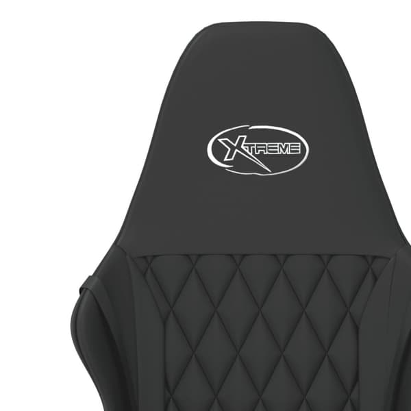vidaXL gamingstol med massagefunktion kunstlæder sort