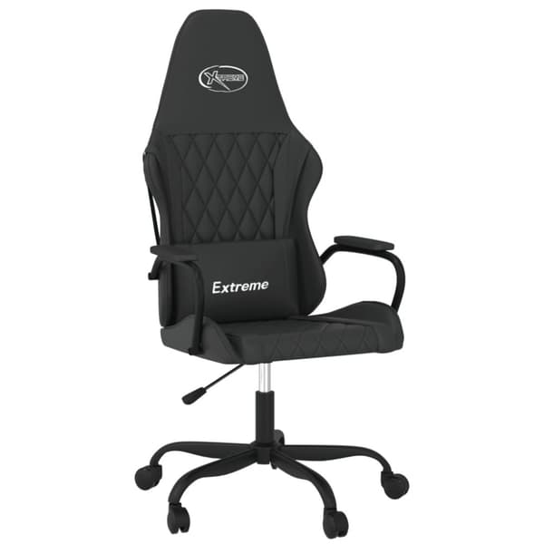 vidaXL gamingstol med massagefunktion kunstlæder sort