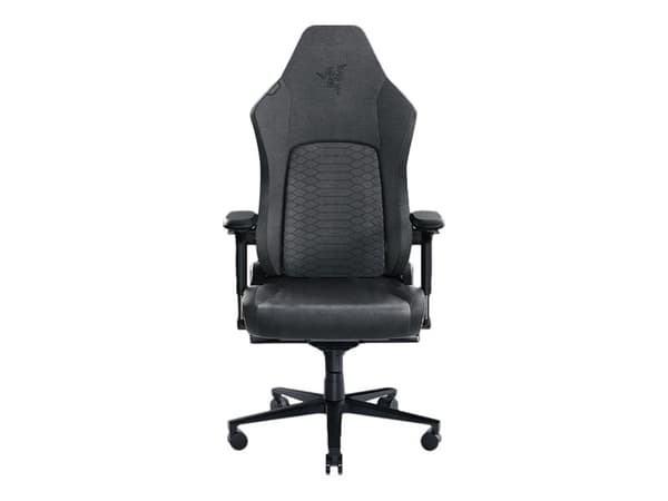 Razer Iskur V2 - Pelituoli - ergonominen - käsinojat - T-muotoinen - kallistettava - kääntyvä - keinonahka - musta
