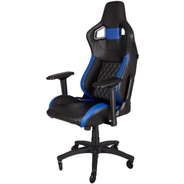 CORSAIR T1 RACE Gaming Seat - Svart / Blå - (CF-9010014-WW)