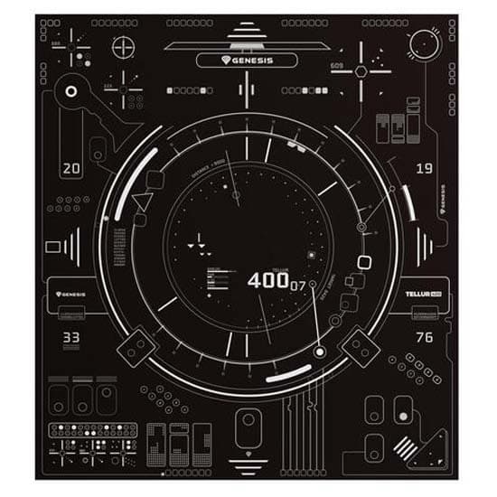 Genesis Gulvmåtte Tellur 400 Sort