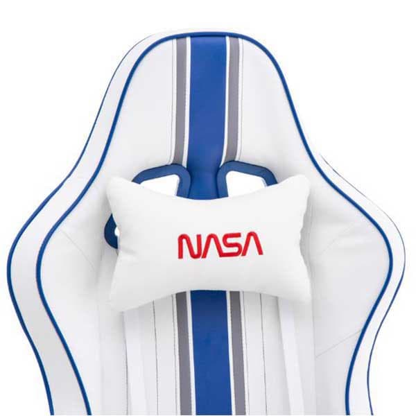 Nasa Gaming Stol Atlantis Hvid,Blå