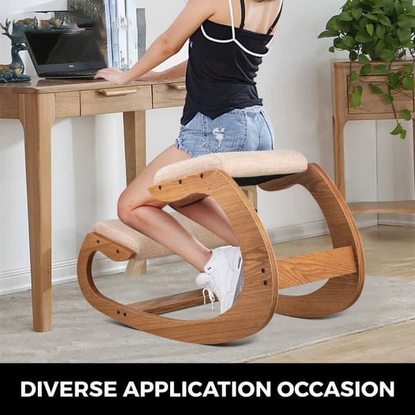 100kg lastkapacitet ergonomisk knässtol för hem och kontor, bra hållningskorrigering, hög stabilitet och komfort