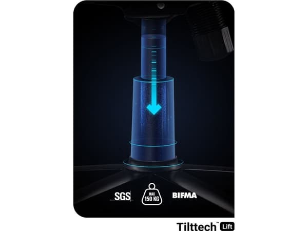 Gamingstol Diablo X-Player 2.0, färg: svart/vit, storlek: normal