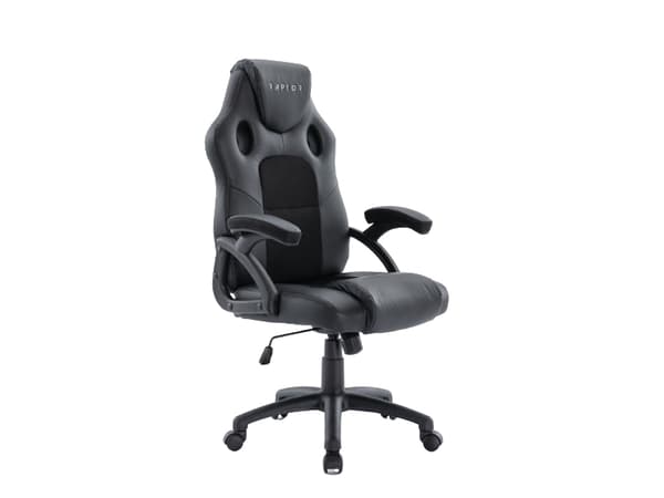 Raptor GS40 - Stol - ergonomisk - armlener - L-formet - kunstlær - svart