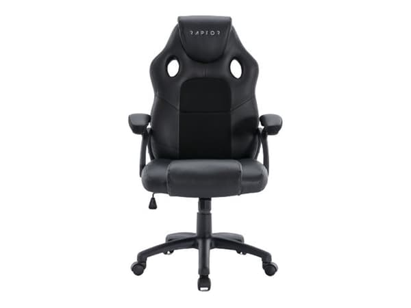 Raptor GS40 - Stol - ergonomisk - armlener - L-formet - kunstlær - svart