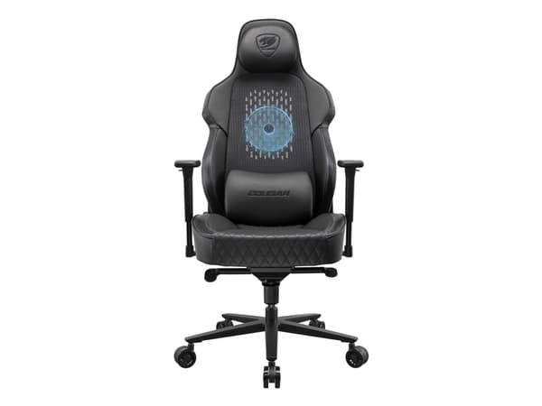 COUGAR Gaming CGR-ARP-BLB, Universal gaming-stol, 160 kg, Polstret Sete, Maskenett, Sort, Stål