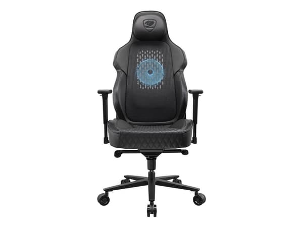 COUGAR Gaming CGR-ARP-BLB, Universal gaming-stol, 160 kg, Polstret Sete, Maskenett, Sort, Stål