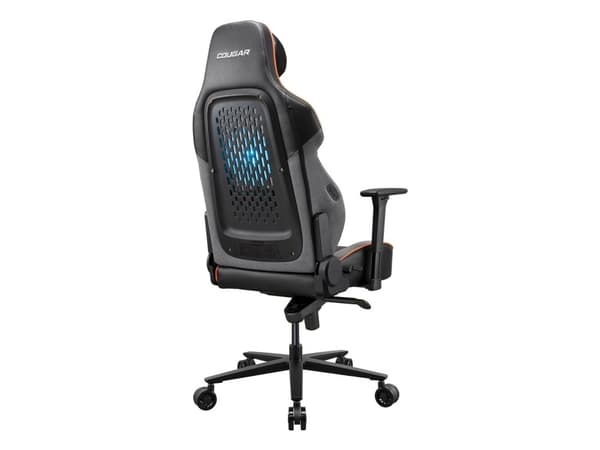 Cougar Gamingstol NxSys Aero, svart/orange + magnetisk trådlös laddare i present