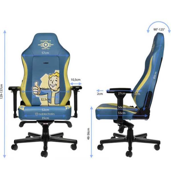 Noblechairs Pelituoli Hero Fallout Vaulttec Edition