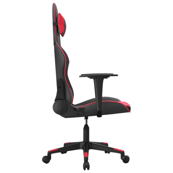 vidaXL Gamingstol svart och röd konstläder