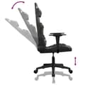 Miniatyrbild 5 av 11: vidaXL Gamingstol med massage svart och kamouflage konstläder