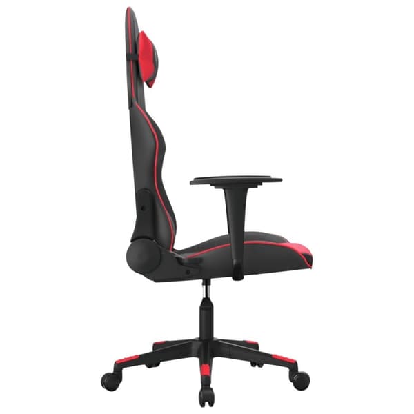 vidaXL gamingstol m. massagefunktion kunstlæder sort og rød