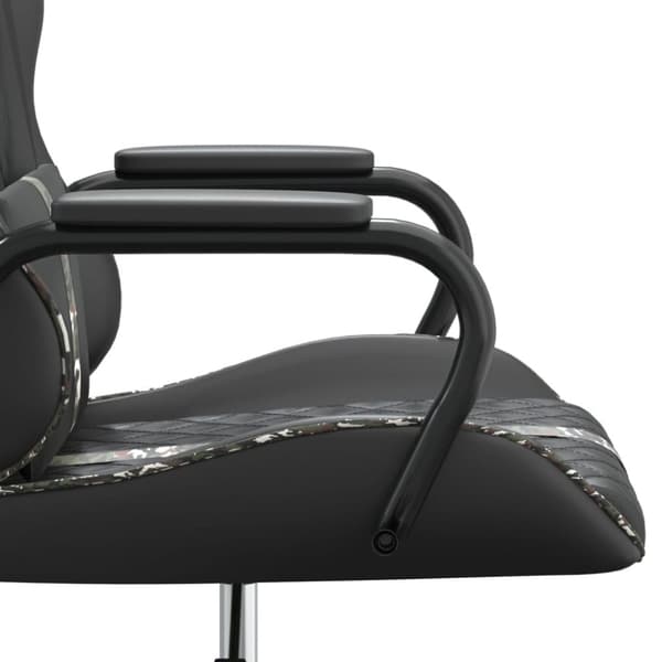 vidaXL Gamingstol svart och kamouflage konstläder