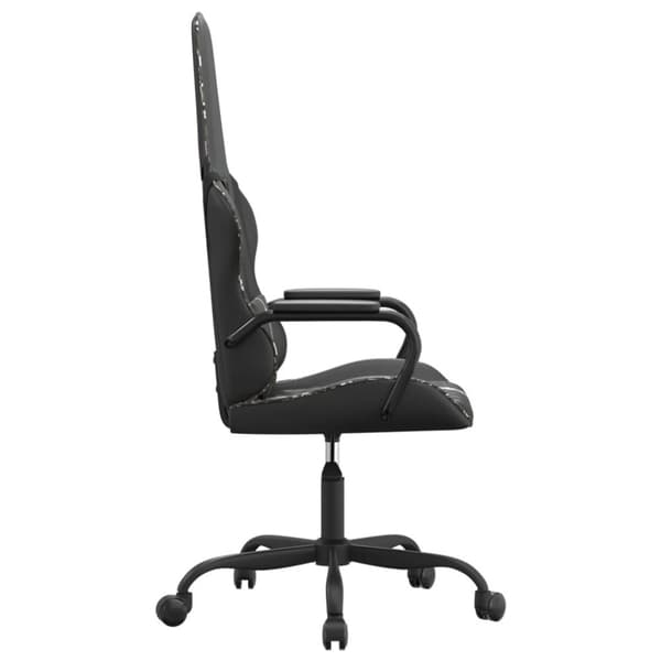 vidaXL gamingstol med massagefunktion kunstlæder camouflage og sort