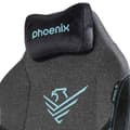 Miniatyrbillede 4 af 7: Phoenix Technologies Stof R Gaming Stol Phmonarch-r Sort