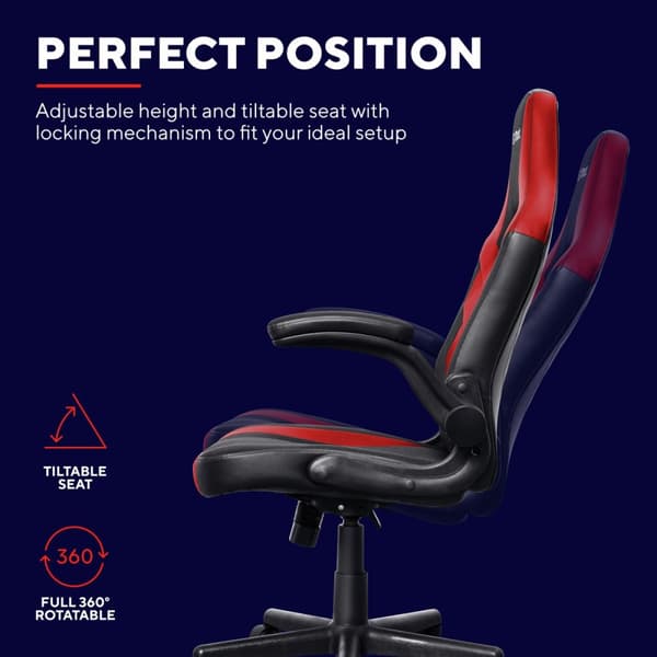 Trust GXT 703R Riye Gamingstol Röd
