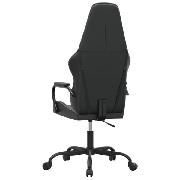 vidaXL gamingstol med massagefunktion kunstlæder sort og grå
