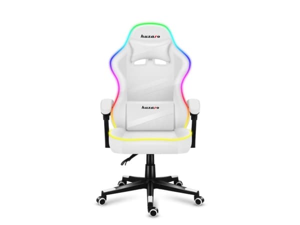 Huzaro FORCE 4.4 RGB, PC-gamingstol, 130 kg, Bøttesete, Polstret Rygg, Billøp, Universell