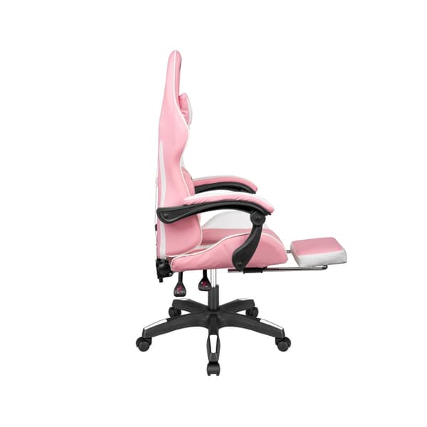 Kruger&Matz GX-150 gaming stol Hvid og pink