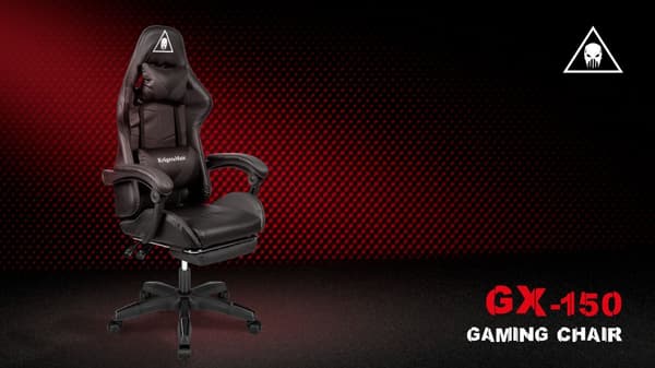 Kruger&Matz GX-150 gaming stol Hvid og pink
