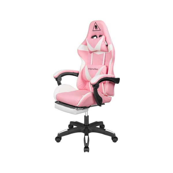 Kruger&Matz GX-150 gaming stol Hvid og pink
